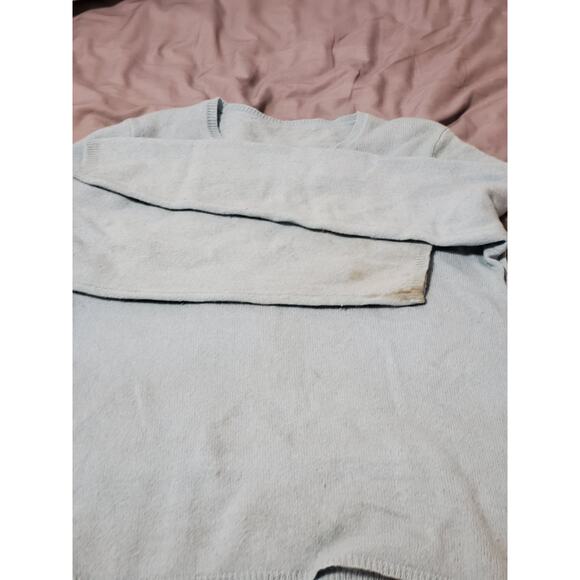 Privé Cashmere Women’s Sweater Set Size Small – Cardigan & Shell Light Blue - Picture 11 of 11